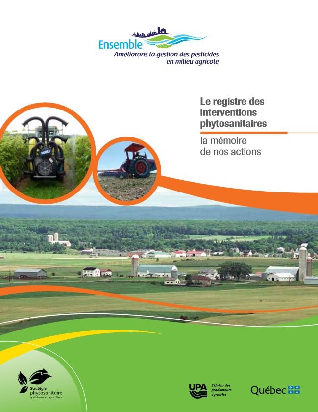 Le registre des interventions phytosanitaires