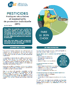 PESTICIDES Pratiques sécuritaires et équipements de protection individuelle (EPI)